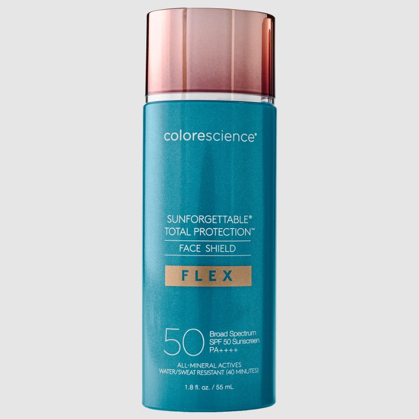 Colorescience Flex Sunforgettable Total Protection-Pantalla Solar FPS 50 Adaptable a Tonos Medio/Medium (55ml)