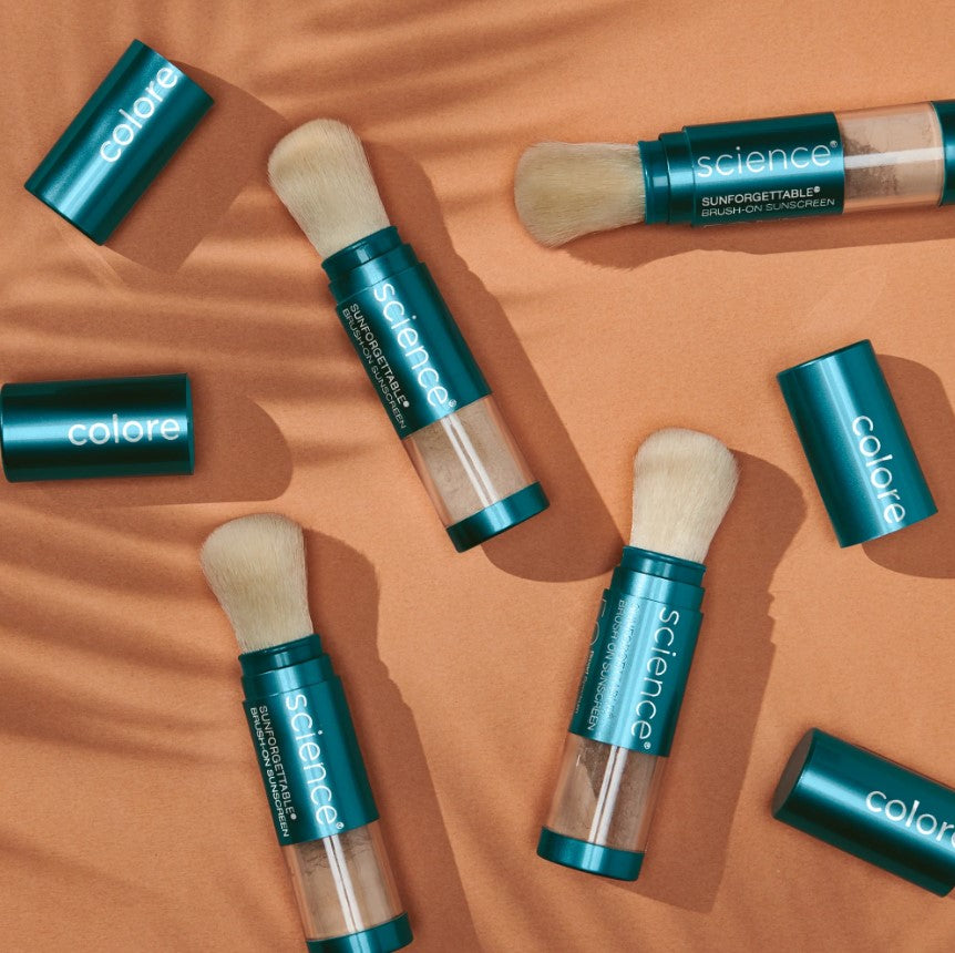 Colorescience Sunforgettable-Polvo en Brocha Con Protección Solar SPF 30 en Tono Claro (4.3g)
