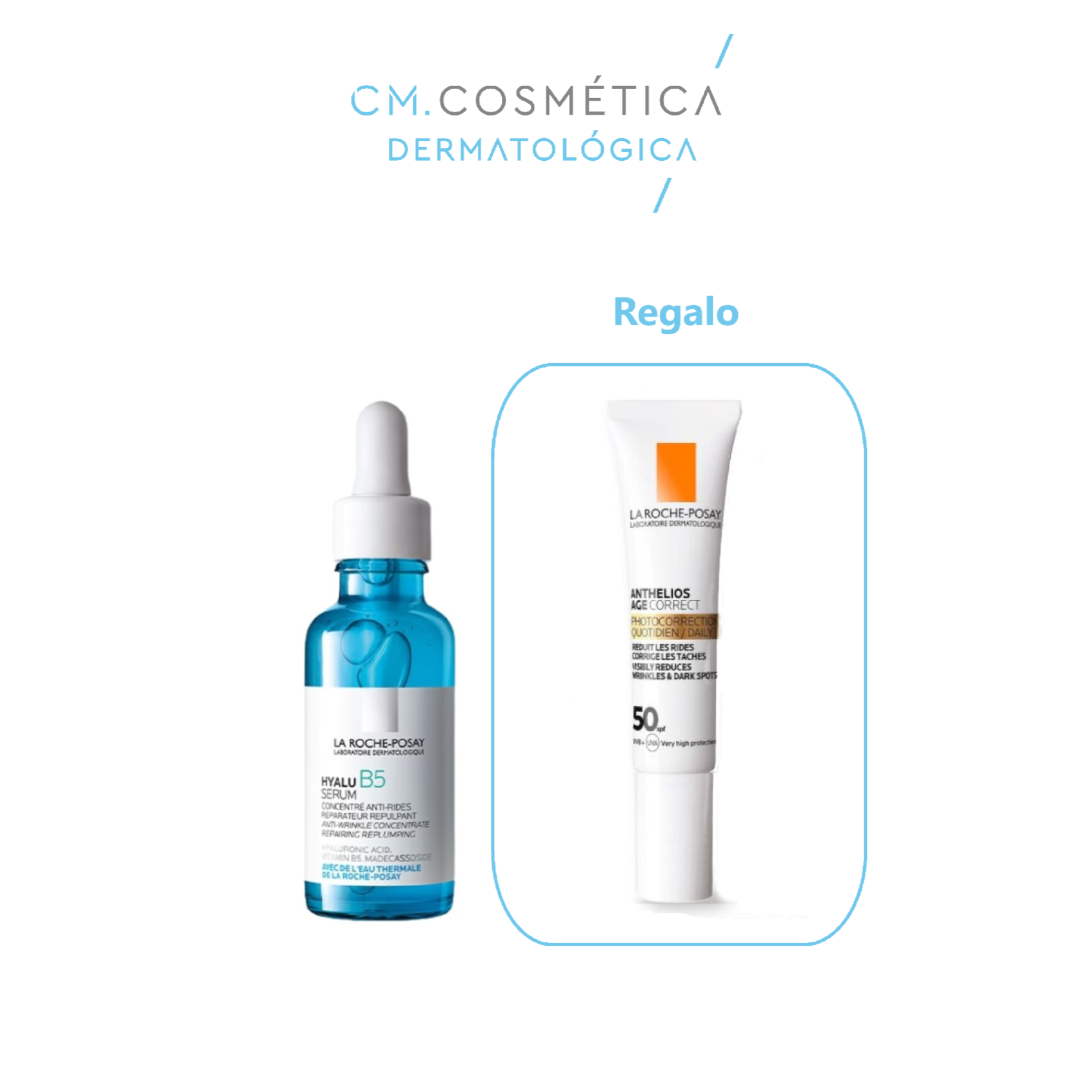 Hyalu B5 Sérum (30ml) La Roche Posay + REGALO:  Aanthelios Age Correct SPF 50 (15ml)