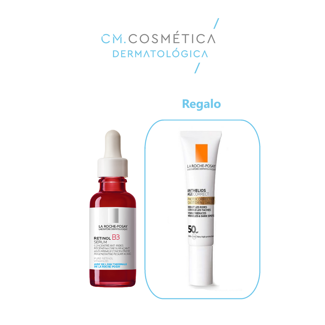 La Roche Posay Retinol B3 Sérum (30ml) + REGALO:  Aanthelios Age Correct SPF 50 (15ml)