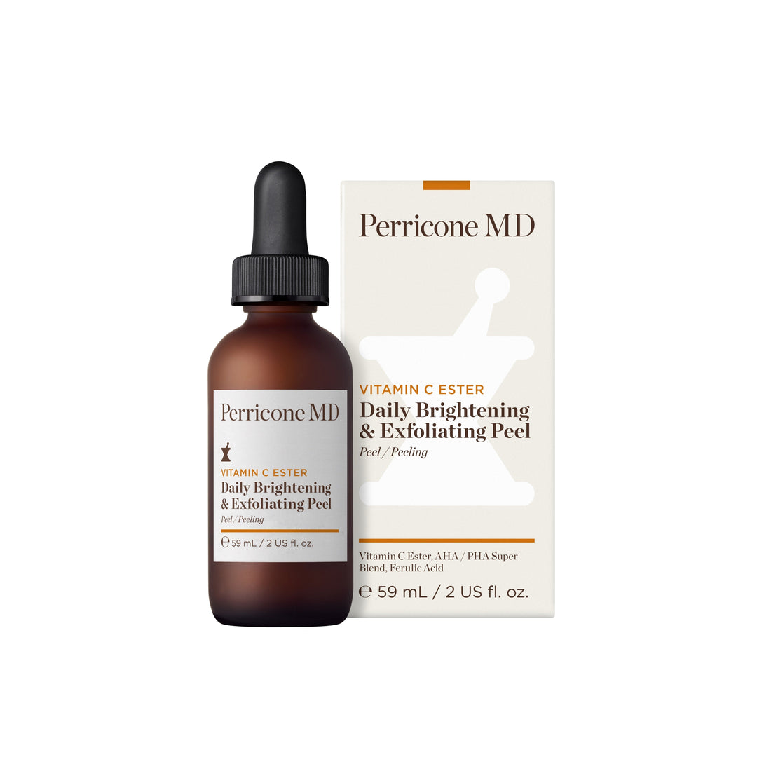 Perricone MD Vitamin C Ester Photo-Brightening Moisturizer Broad Spectrum SPF 30 (59ml) + Vitamin C Ester Daily Brightening and exfolianting Peel (59ml) PACK ANTIMANCHAS