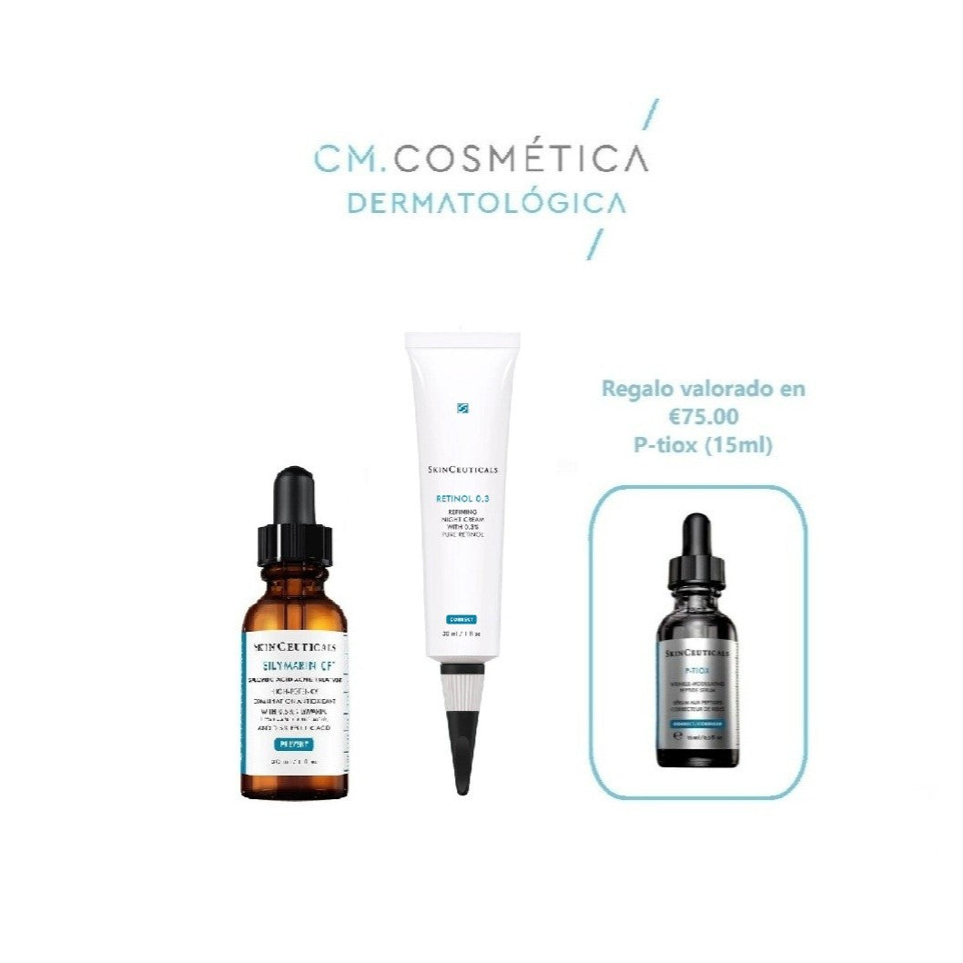 Skinceuticals Silymarin CF (30ml)+Retinol 0.3 (30ml)++Regalo: A.G.E Interrupter Advanced (15ml)+ Neceser PACK