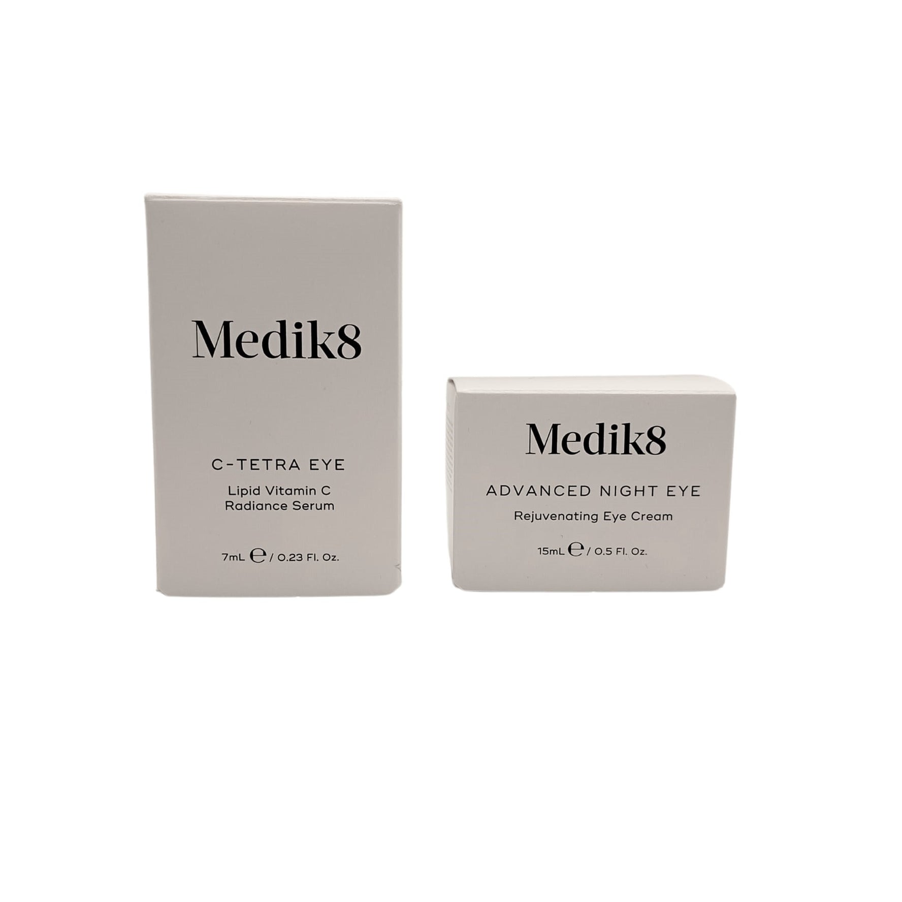 Medik8 Pack Rutina Completa de Contornos de Ojos: Advanced Night Eye (15ml)+C-Tetra Eye (7ml)