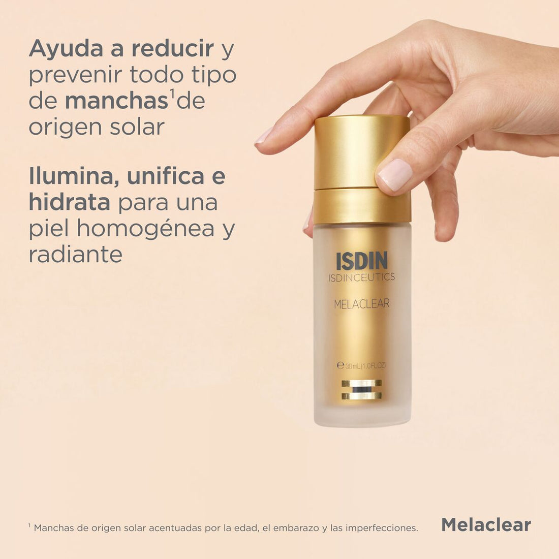 Melaclear Isdinceutics 30ml +SunISDIN Cápsulas (60 comprimidos)+Fotoultra 100 Active Unify SPF 50+ (50ml) PACK