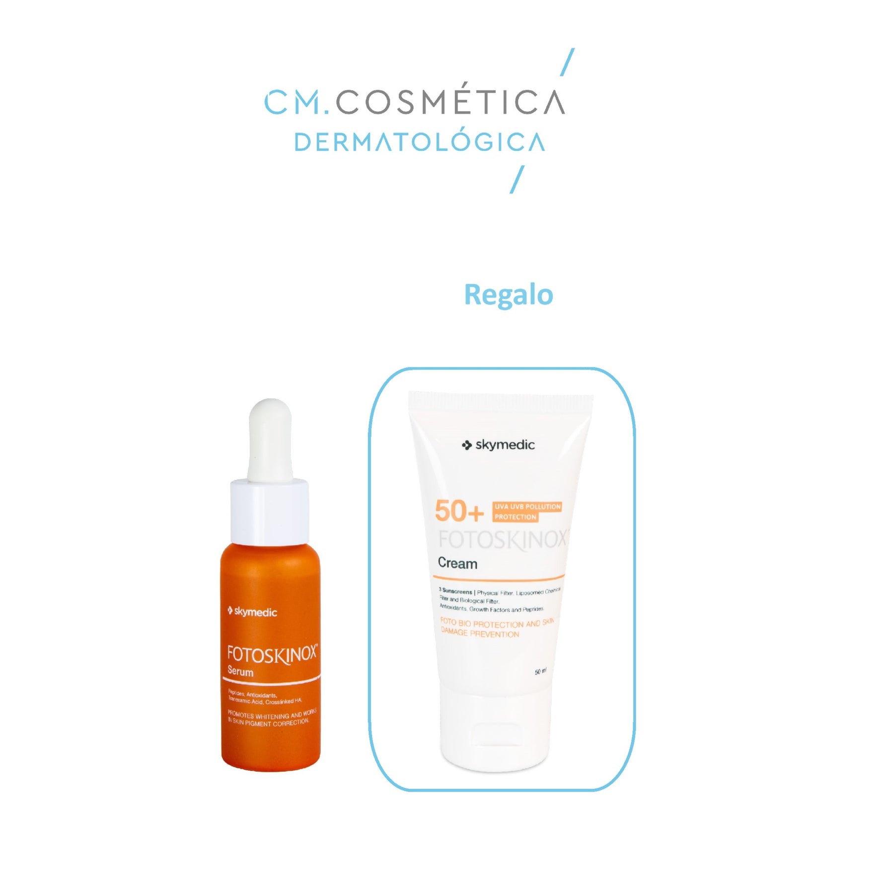 Fotoskinox Serum (30ml)+ REGALO: Fotoskinox Crema SPF 50+ (50ml)