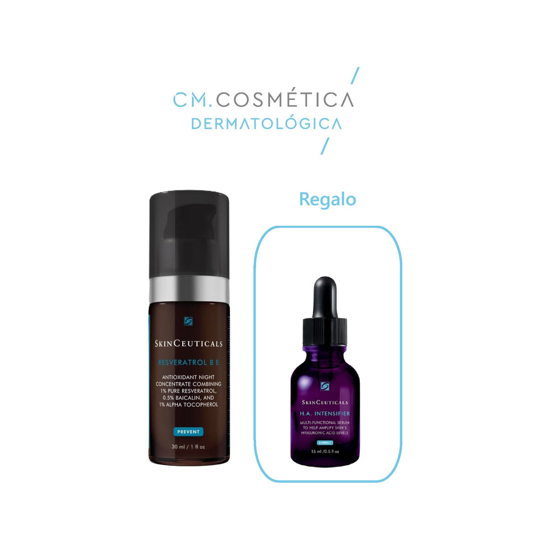 Skinceuticals Resveratrol BE (30ml) +  REGALO: H.A Intensifier (15ml)