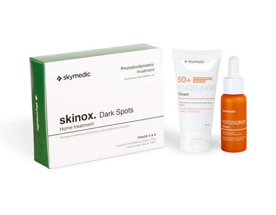 Skinox Dark Spots-Tratamiento En El Domicilio (Crema 50ml+Serum 30ml)