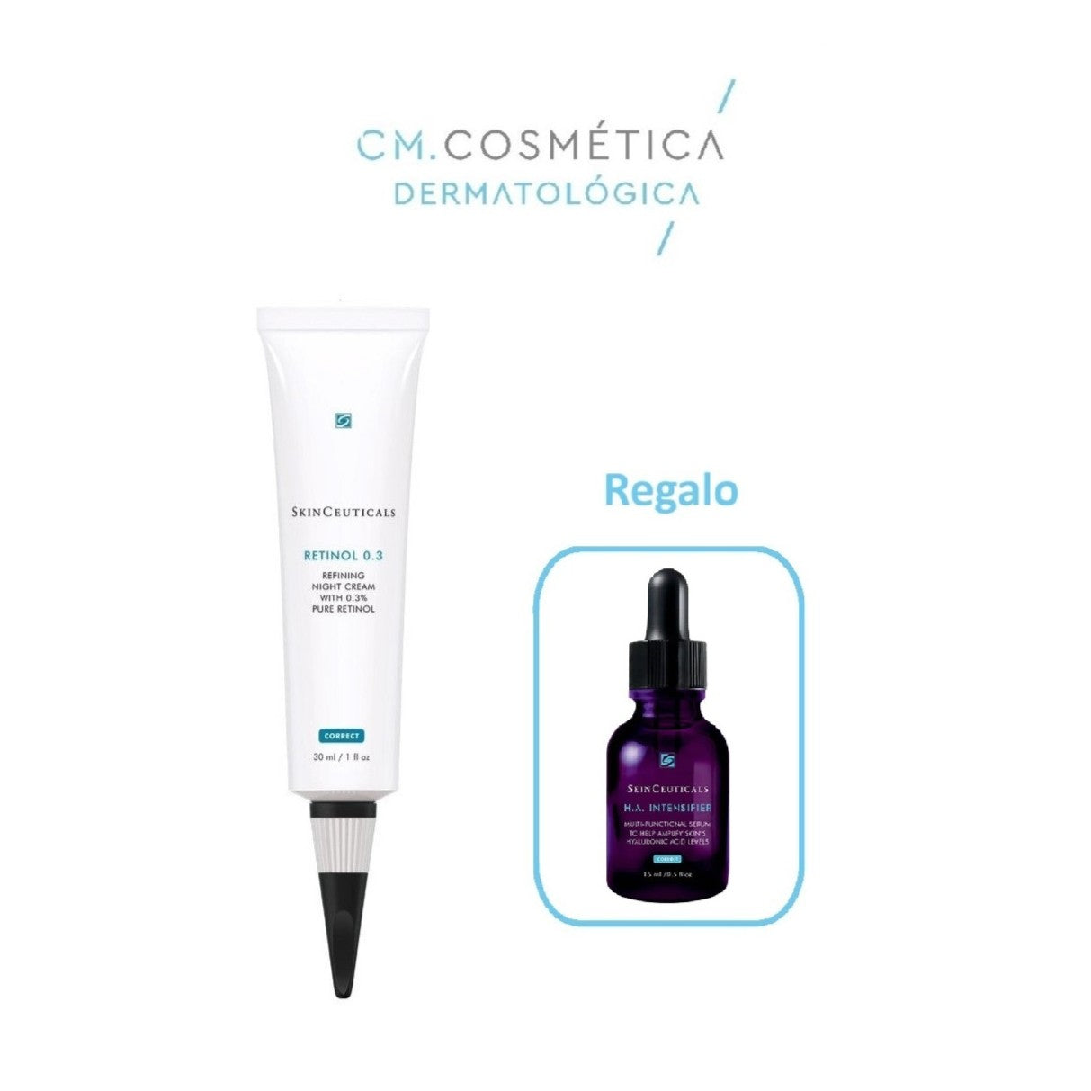 Retinol 0.3 (30ml) + REGALO: H.A intensifier (15ml) PACK