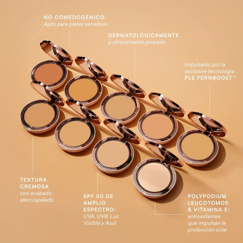 Toty Ilumina CC Creamy Compact SPF 50 Tono (10g) — facial, fotoprotector facial, vista 3
