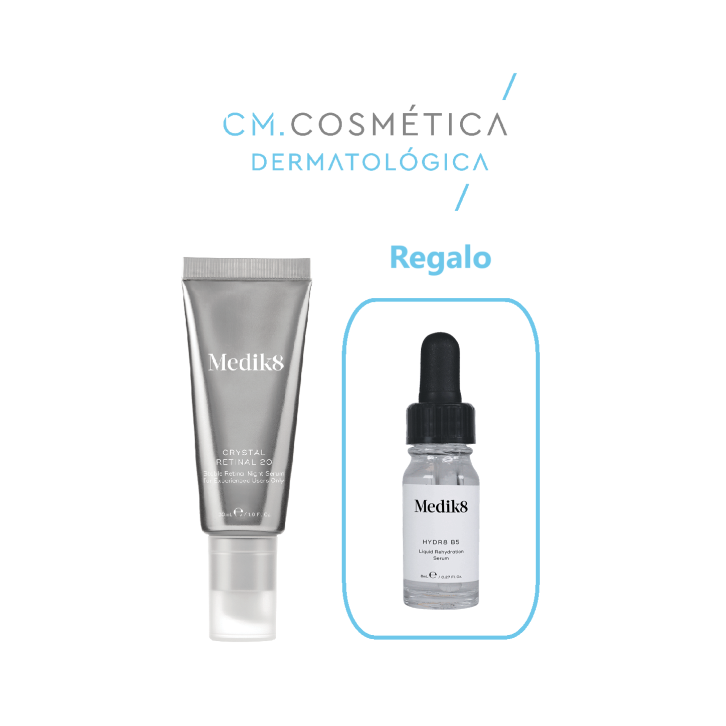 Crystal Retinal 20 (30ml) + REGALO: Hydr8 B5 TRAVEL SIZE (8ml)