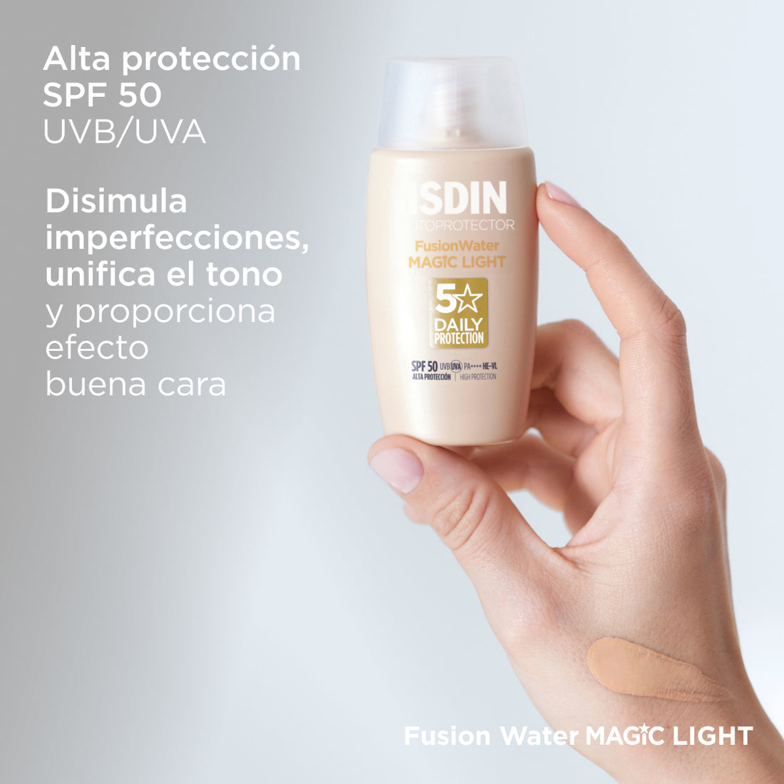 ISDIN Fotoprotector Fusion Water MAGIC Light/Claro SPF 50 (50ml)