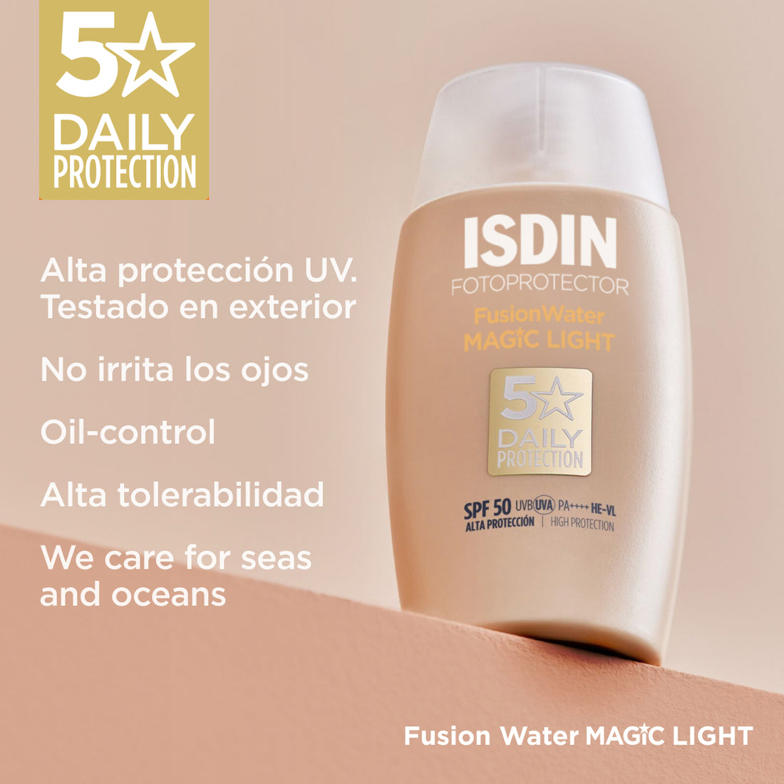 ISDIN Fotoprotector Fusion Water MAGIC Light/Claro SPF 50 (50ml)