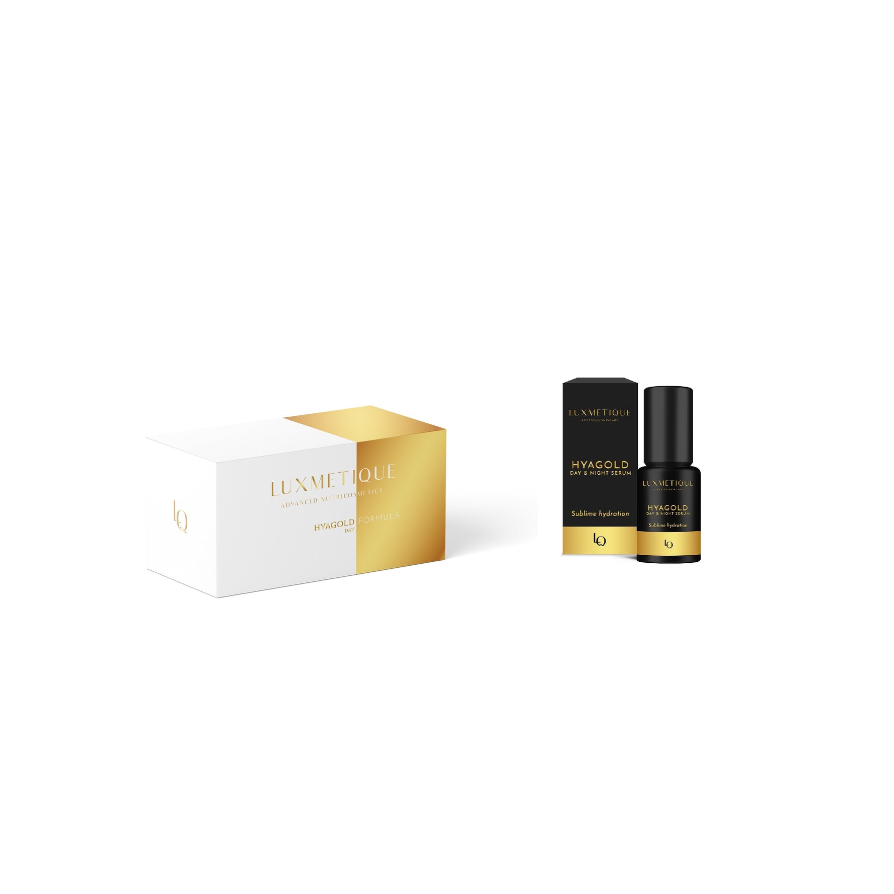 Hyagold Day & Night Serum (30ml)+Fórmula Hyagold (15x30ml Viales Bebibles) PACK