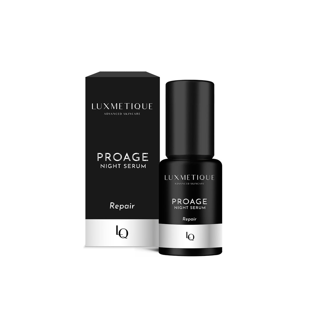 Luxmetique Proage Night Serum (30ml)+Luxmetique Fórmula Hyagold Night (15x30ml Viales Bebibles) PACK