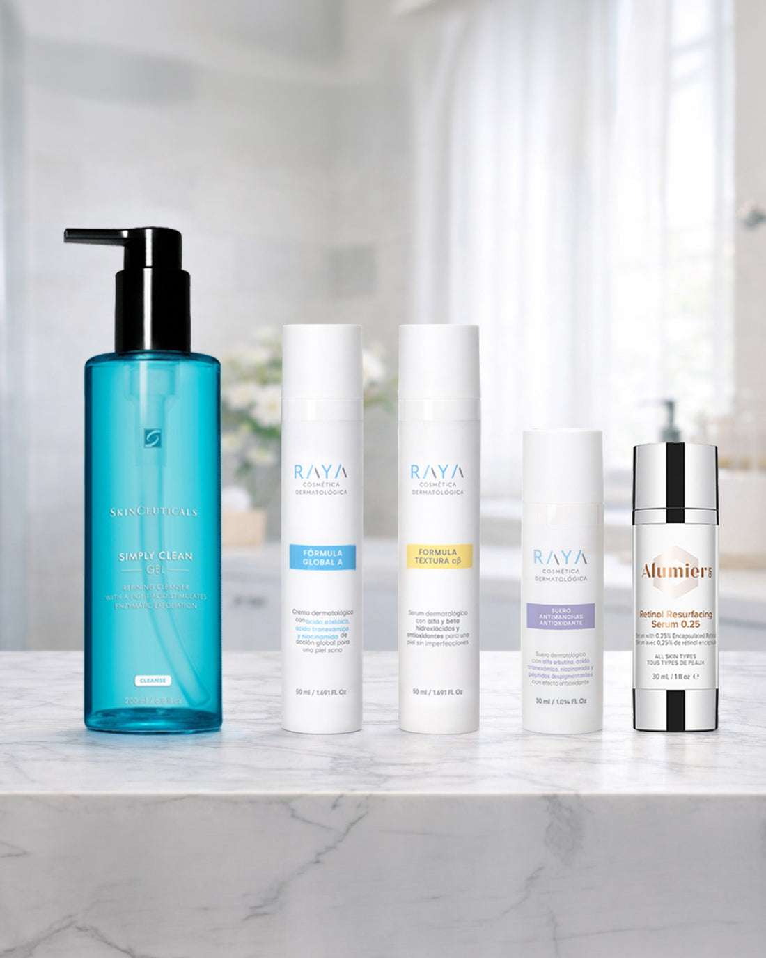 Pack de rutina dermatológica completa para transformar y rejuvenecer tu piel