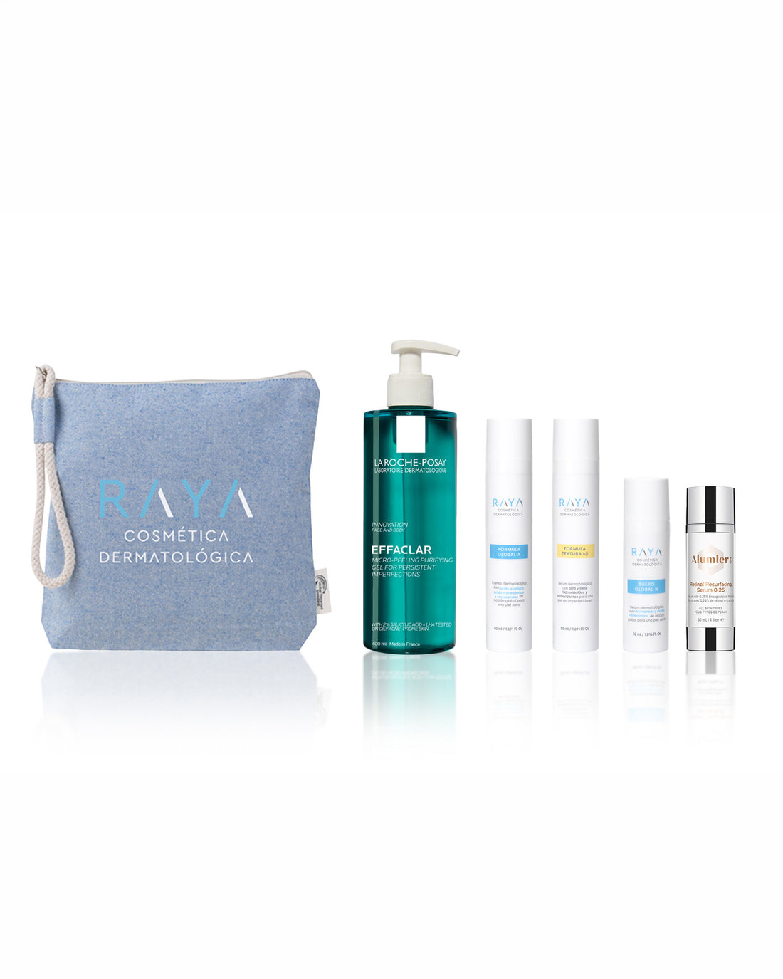 Pack de rutina dermatologica para poros y textura