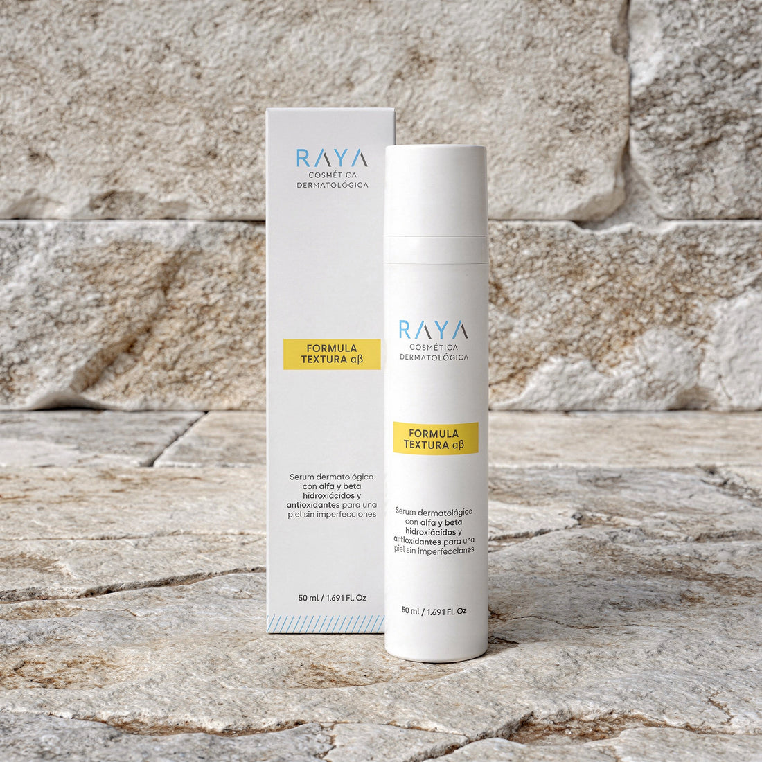 RAYA Cosmética Dermatológica. Fórmula Textura  α β. con Alfa y Beta hidroxiácidos (50ml)