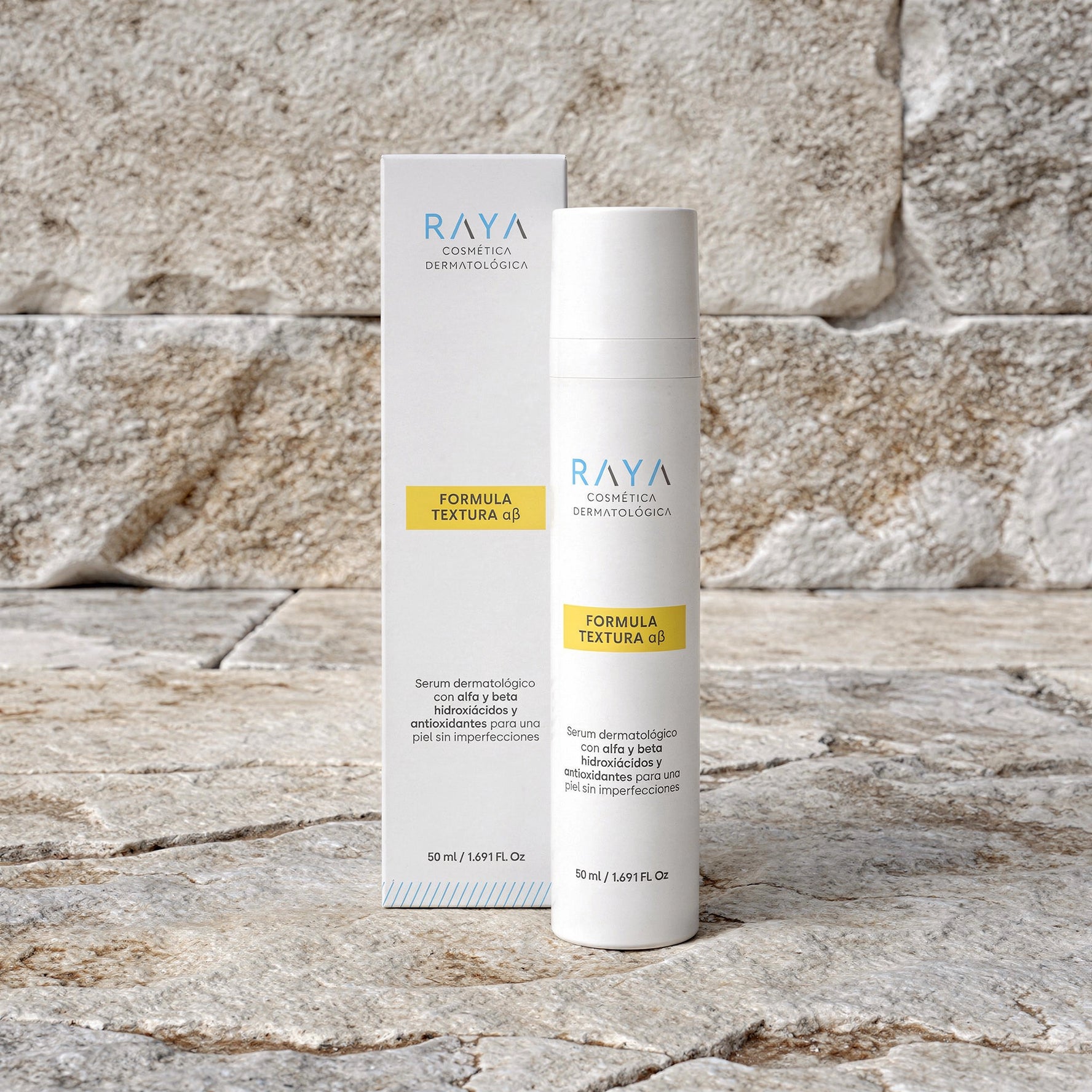 RAYA Cosmética Dermatológica. Fórmula Textura  α β. con Alfa y Beta hidroxiácidos (50ml)