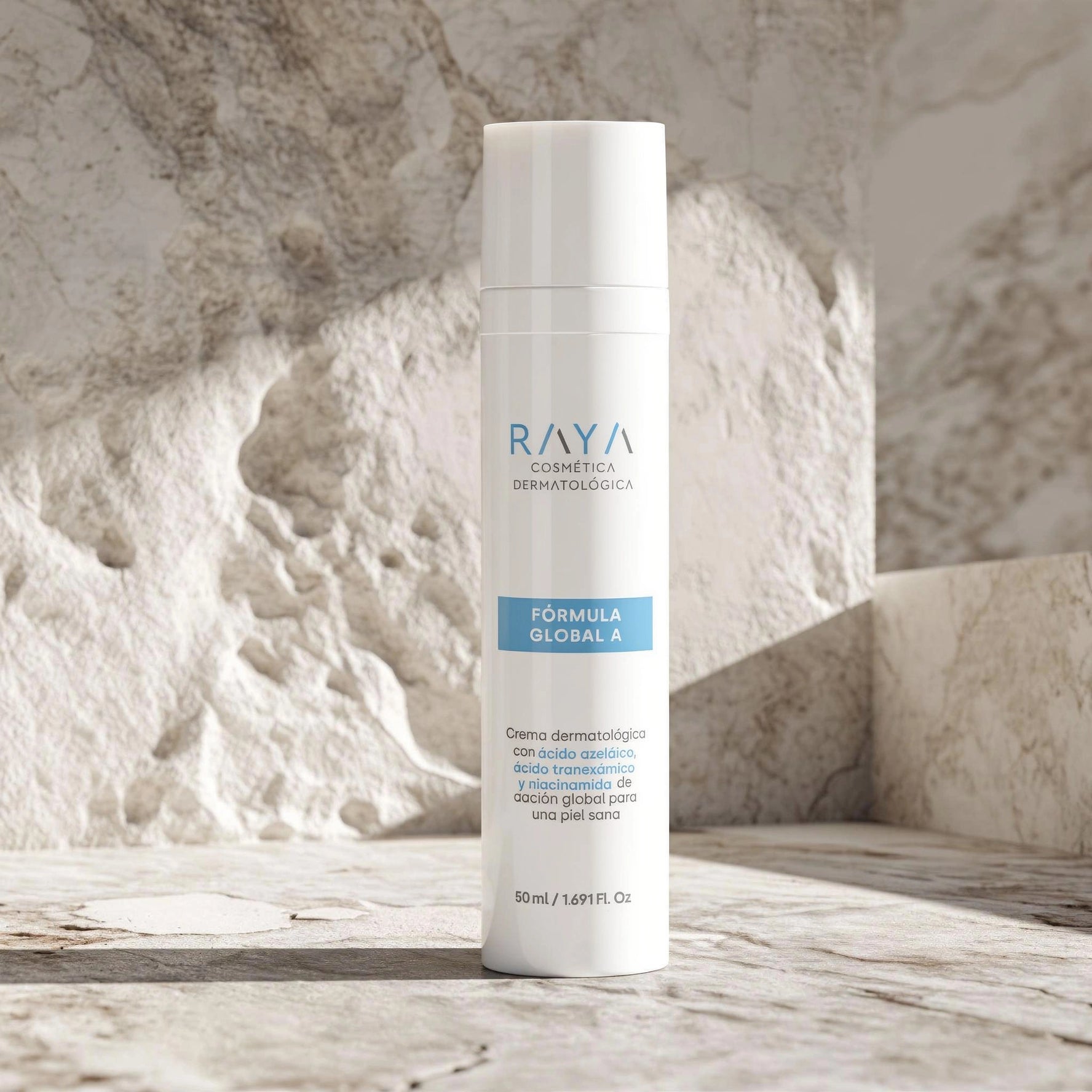 RAYA Cosmética Dermatológica Fórmula Global A. con Ácido azelaico, Ácido tranexámico y Niacinamida (50ml)