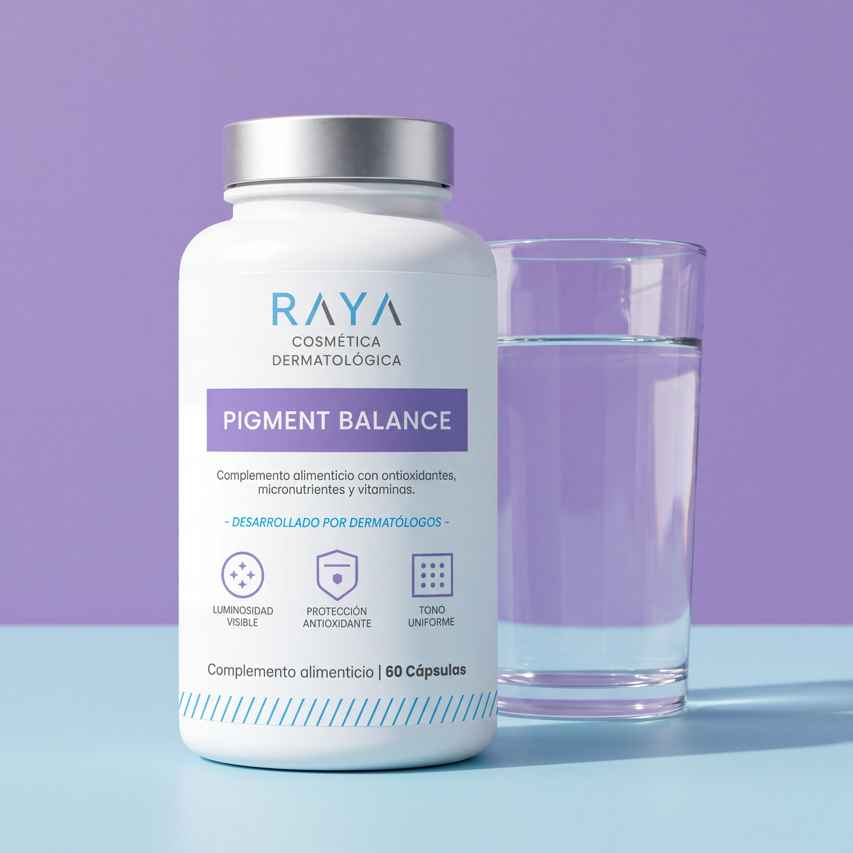 RAYA Cosmética Dermatológica Pigment Balance con Antioxidantes, Vitamina C y Zinc (60 cápsulas)
