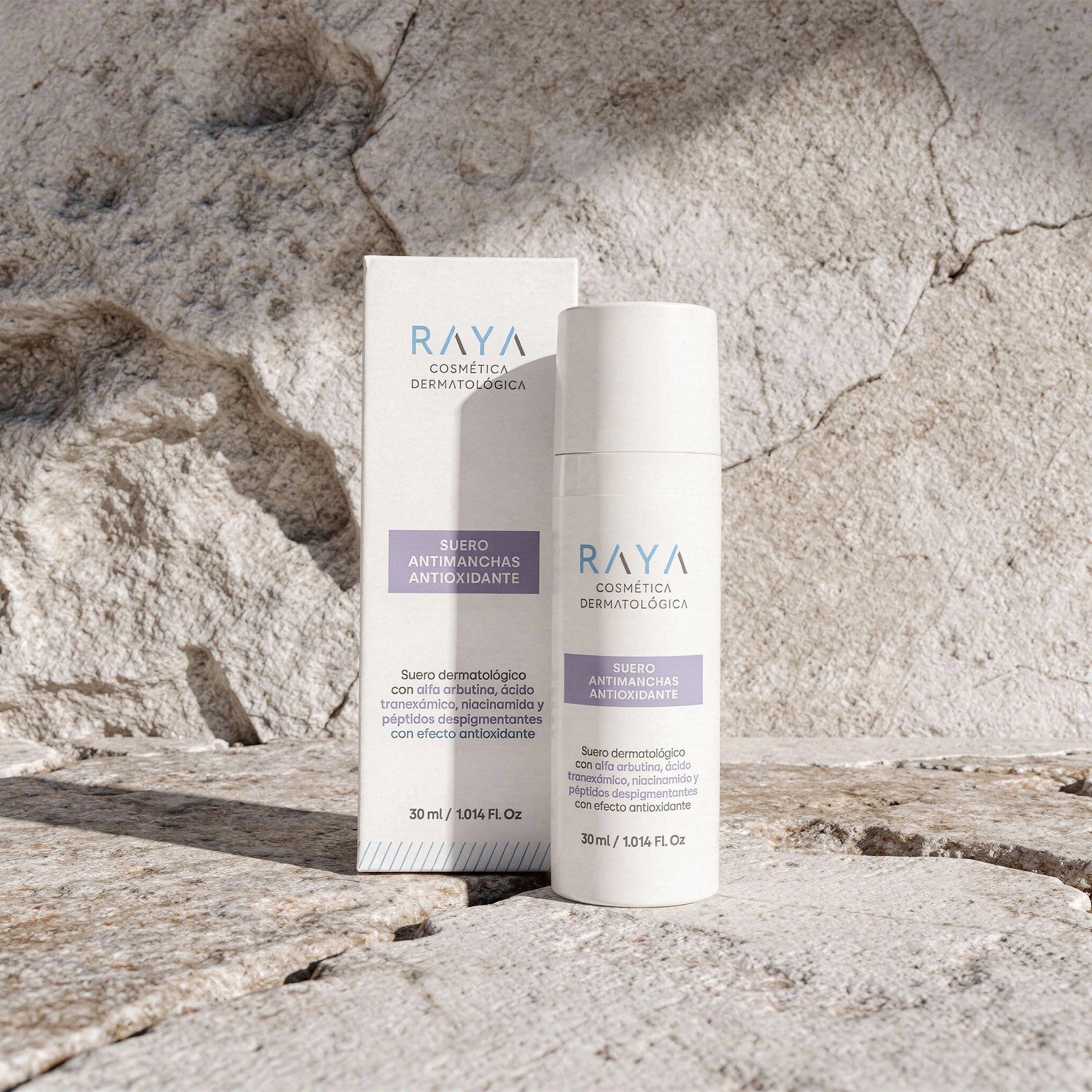 RAYA Cosmética Dermatológica Suero Antimanchas Antioxidante con Niacinamida, Ácido tranexámico y Nonapeptide (30ml)