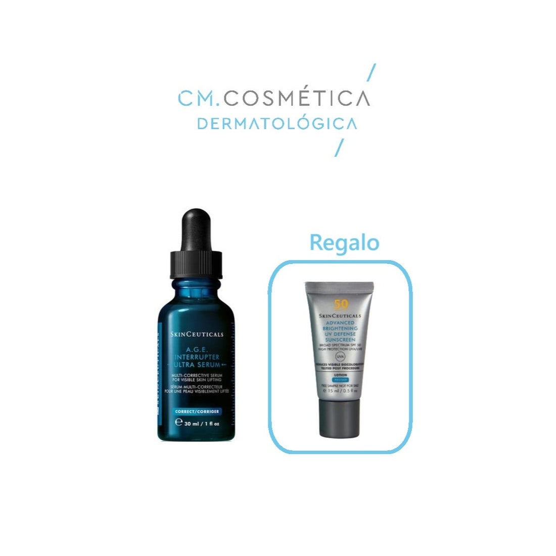 Sérum A.G.E. Interrupter Ultra (30ml) + REGALO: Advanced Brightening SPF 50 (15ml)