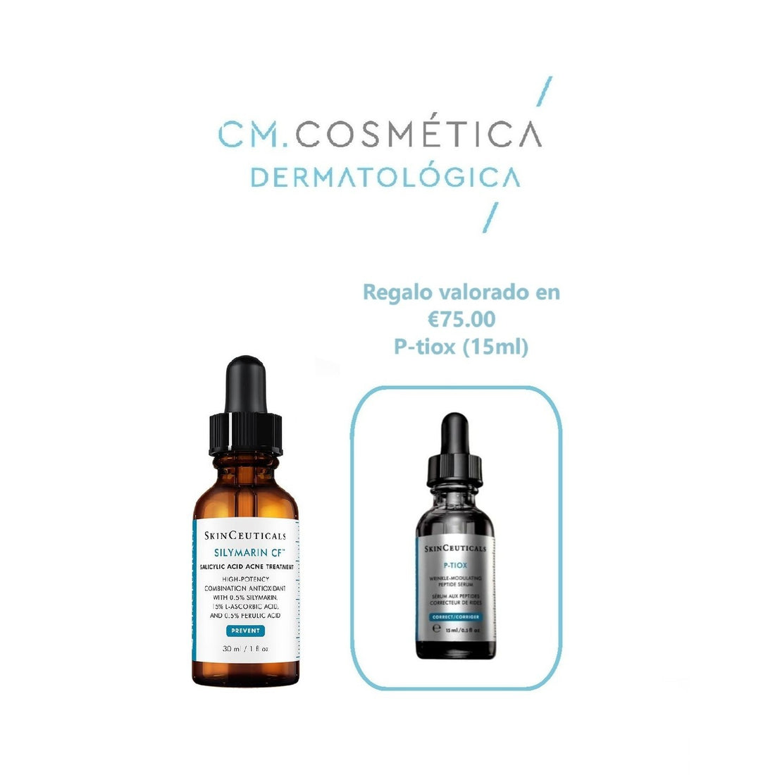 Skinceuticals Silymarin CF (30ml) + Regalo: P-Tiox (15ml) Cofre