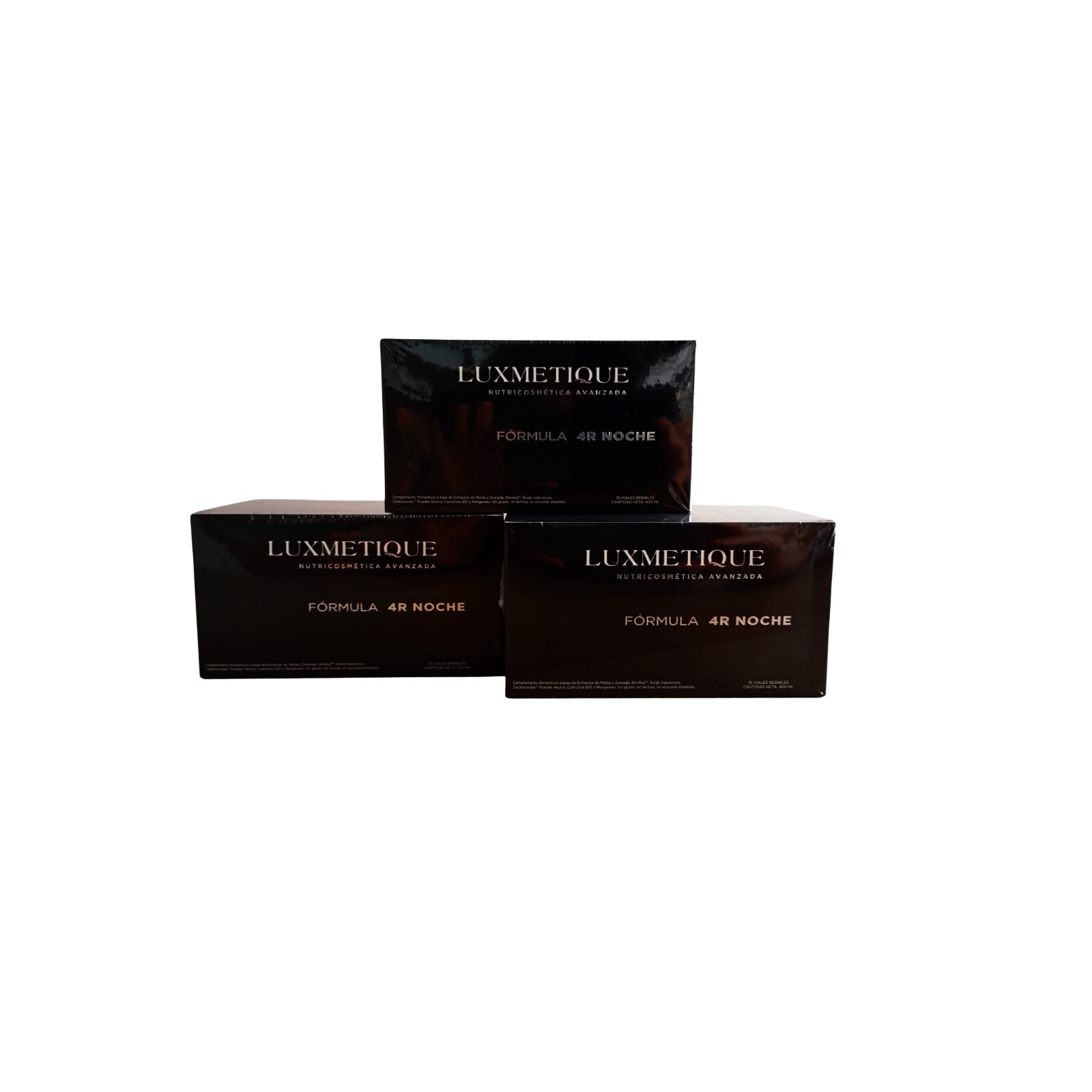 Luxmetique Fórmula 4R Noche (3X15 dosis de 30 ml Viales Bebibles) PACK