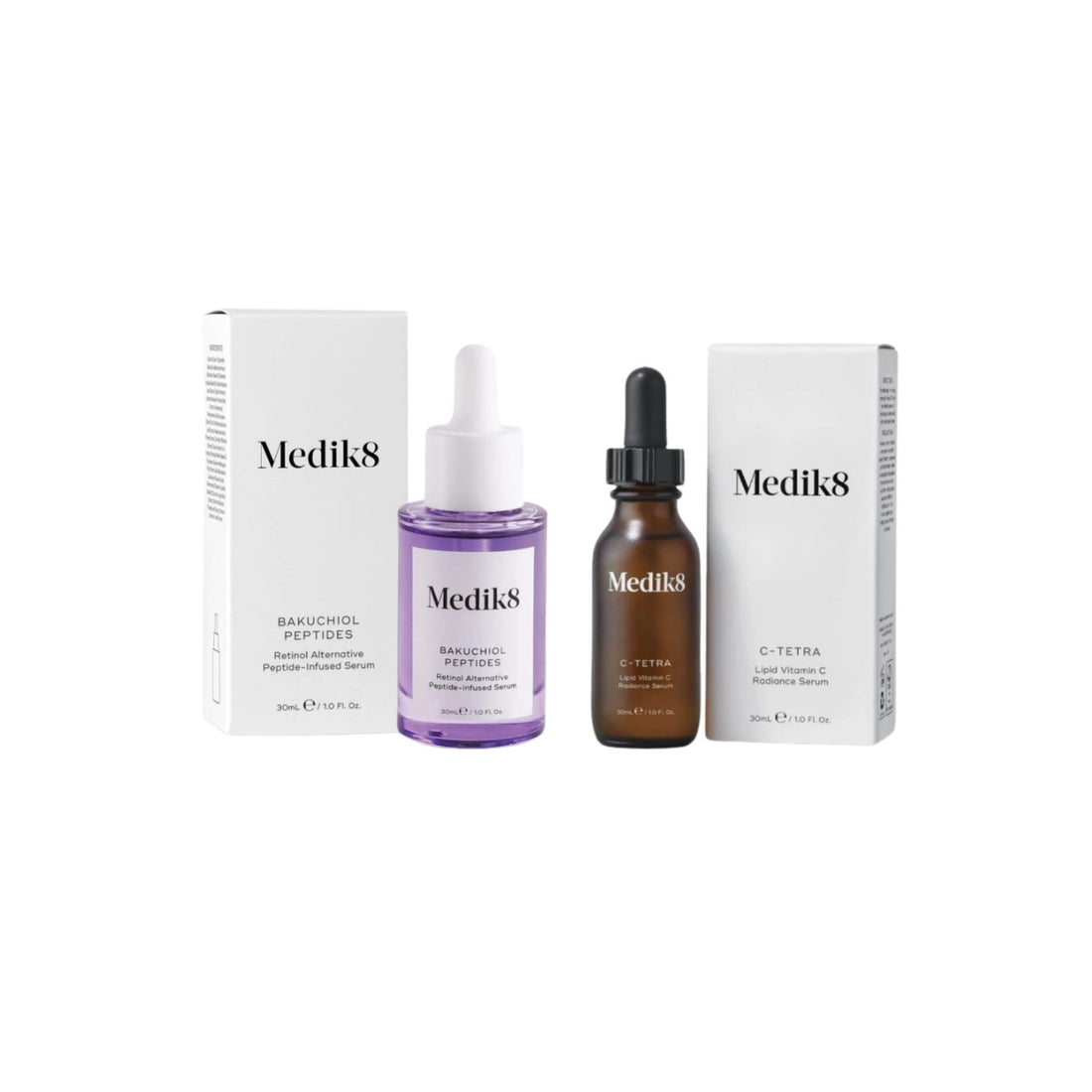 MEDIK8 PACK: C-Tetra (30ml)+Bakuchiol Peptides (30ml)