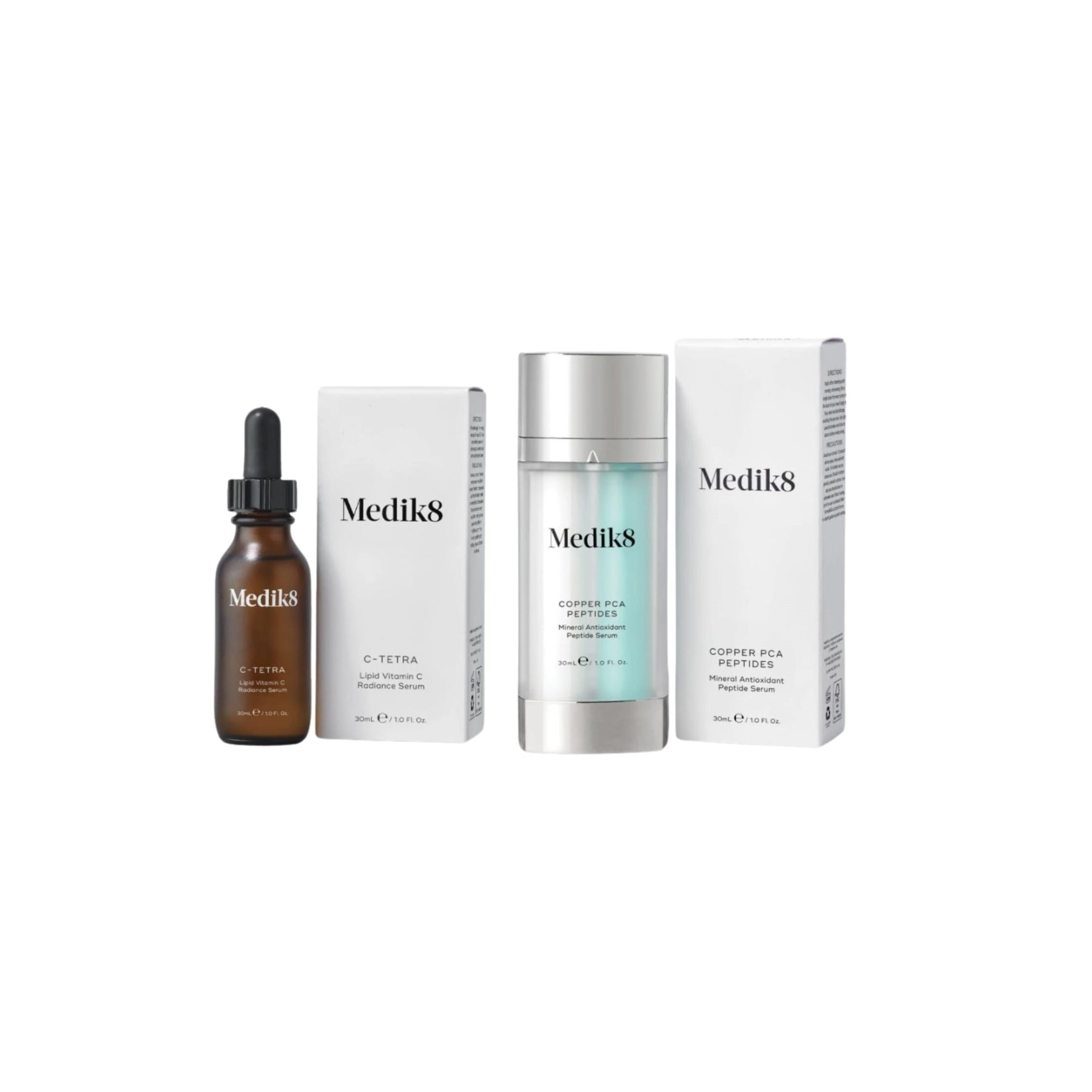 MEDIK8 PACK: C-Tetra (30ml)+Copper PCA Peptides (30ml)