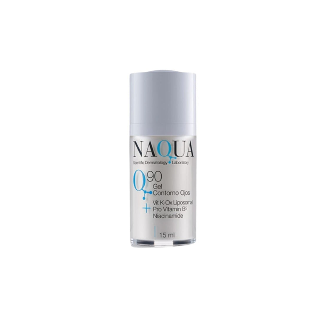 NAQUA Q90 Gel Contorno de Ojos +Vitamina K-Óxido Lip.+Pro Vitamina B5+Niacinamida (15ml)