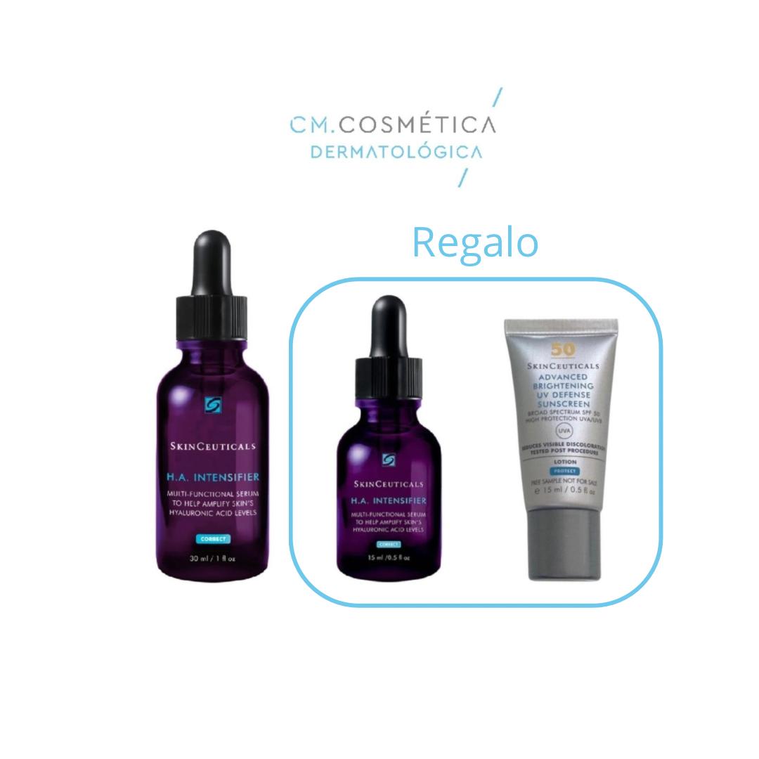 Skinceuticals HA Intensifier (30ml)+Gratis H.A intensifier (15ml)+Gratis Advanced Brightening SPF 50 (15ml)