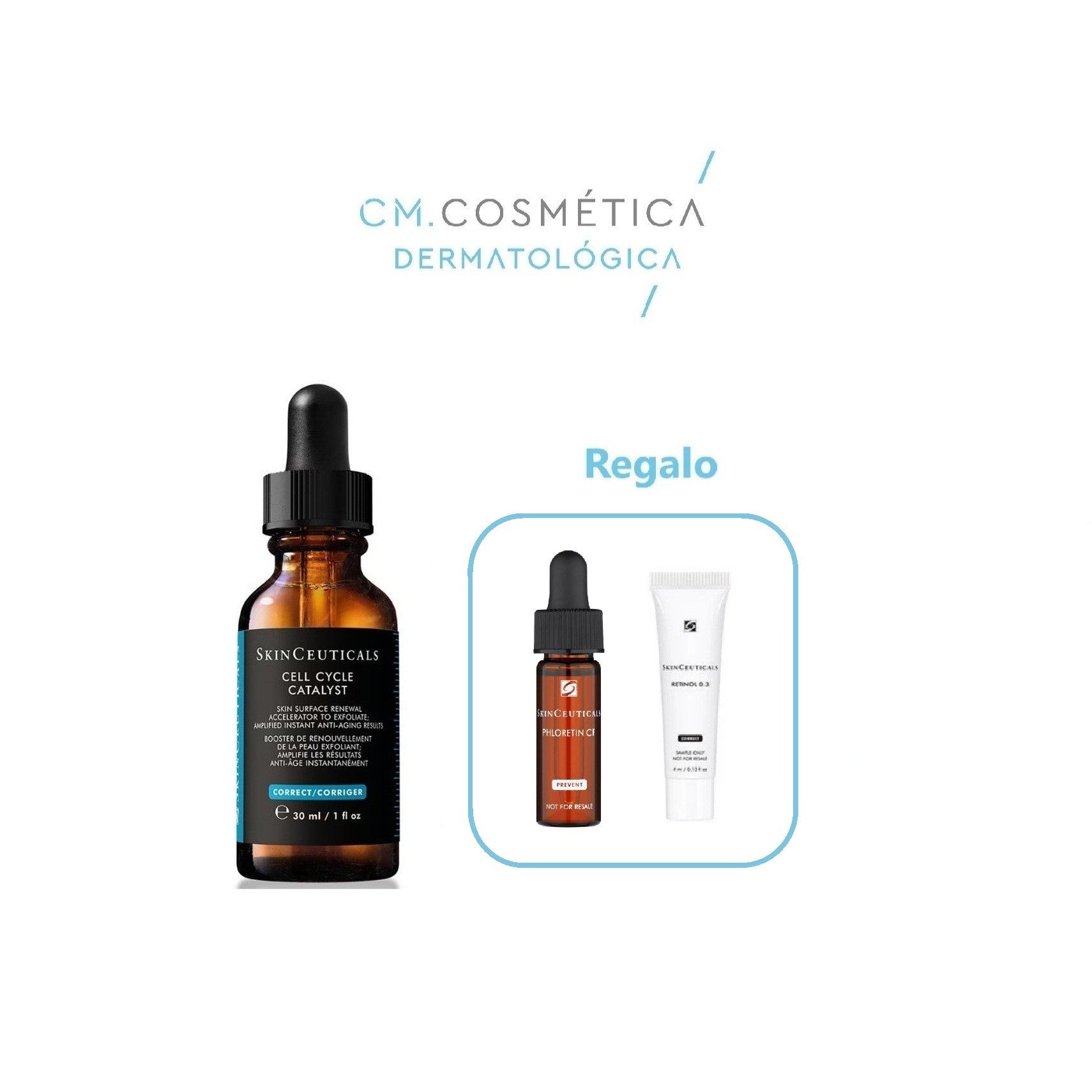 Cell Cycle Catalyst (30ml) + Regalo: Phloretin CF (4ml) + Retinol 0.3 (4ml) PACK