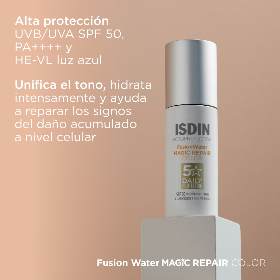 ISDIN Fusion Water MAGIC Repair Color SPF 50 (50ml)