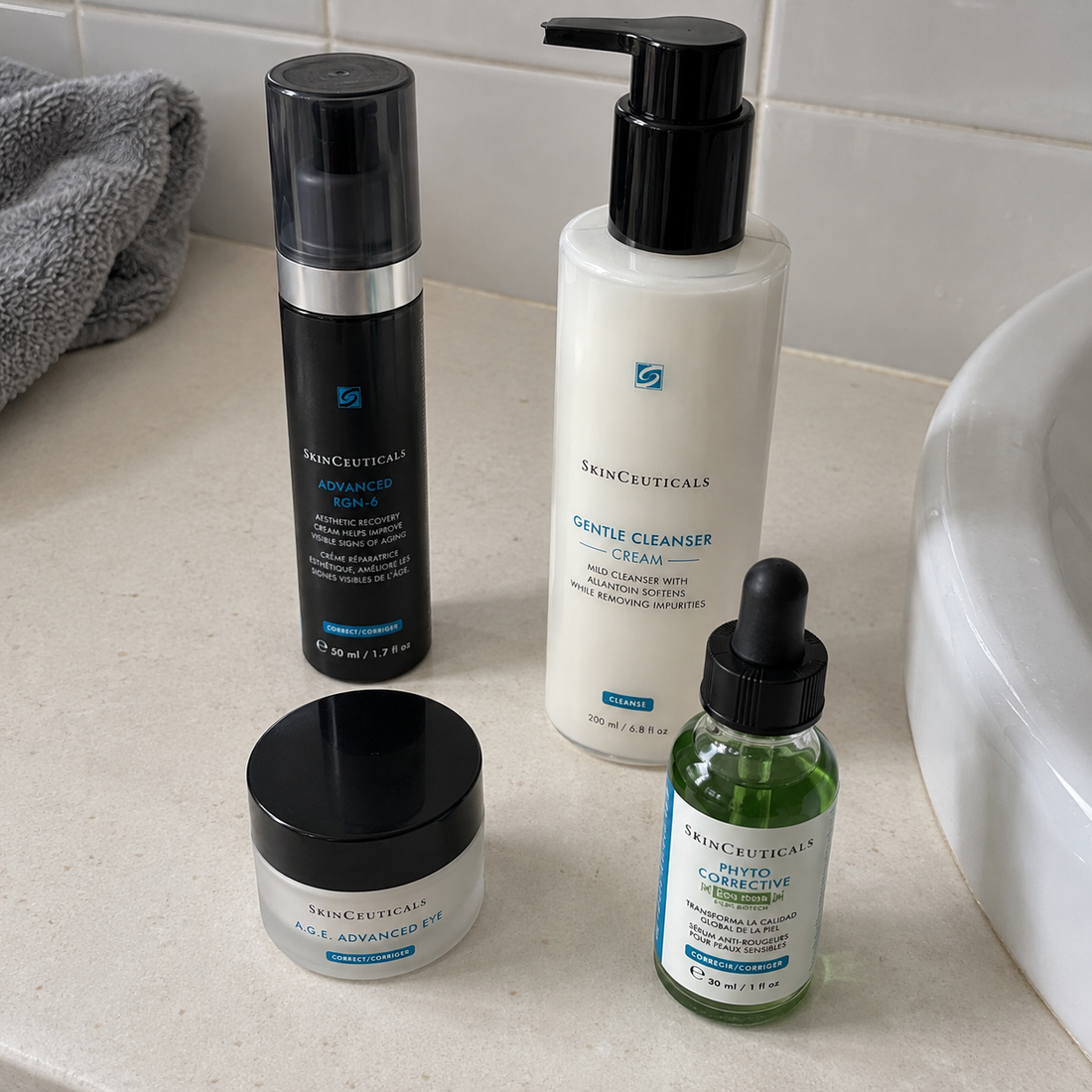 Rutina de noche SkinCeuticals · 4 pasos + P-Tiox de regalo
