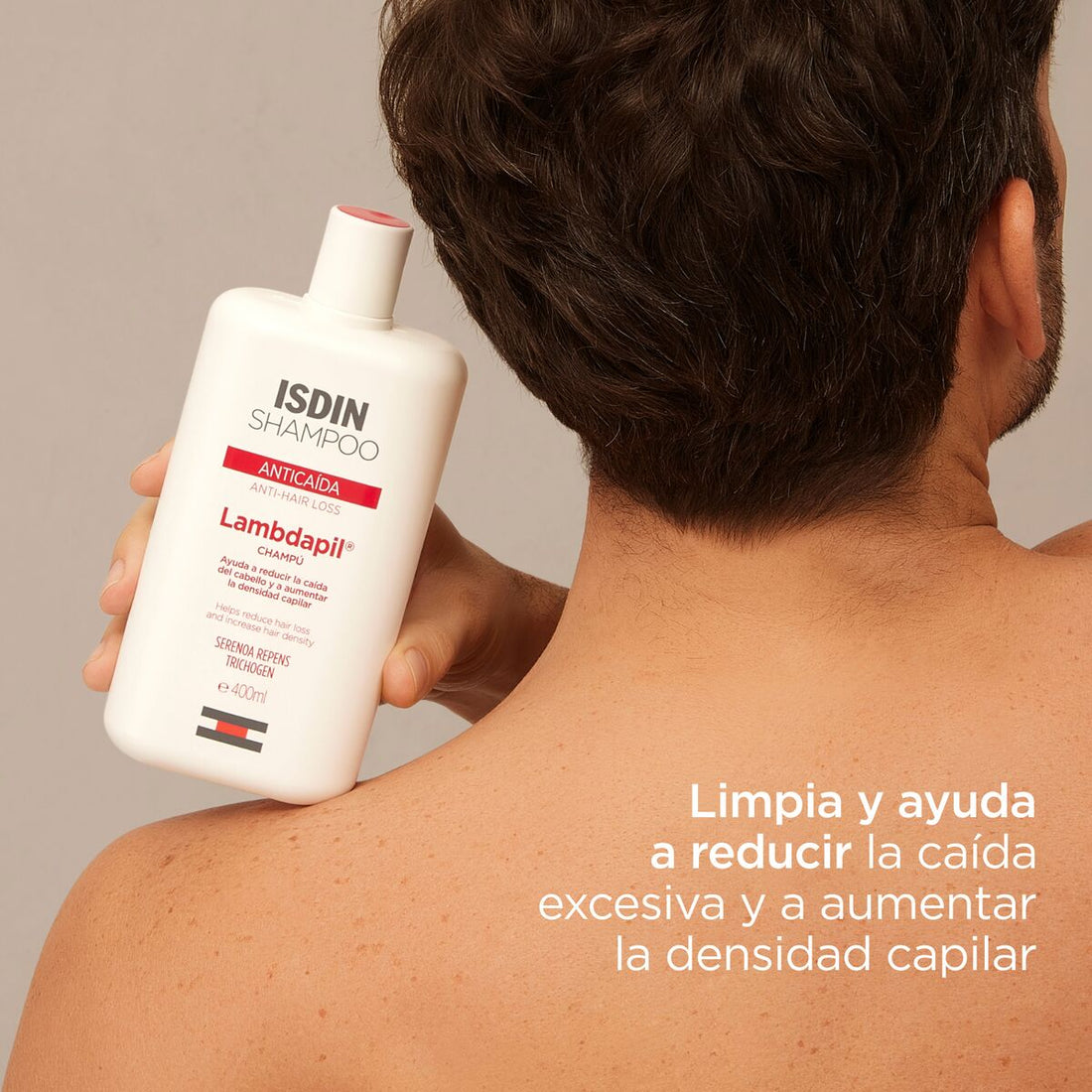 ISDIN Shampoo Lambdapil Anticaída (400ml)+ISDIN Lambdapil 5α Plus Cápsulas (60 compromidos) PACK